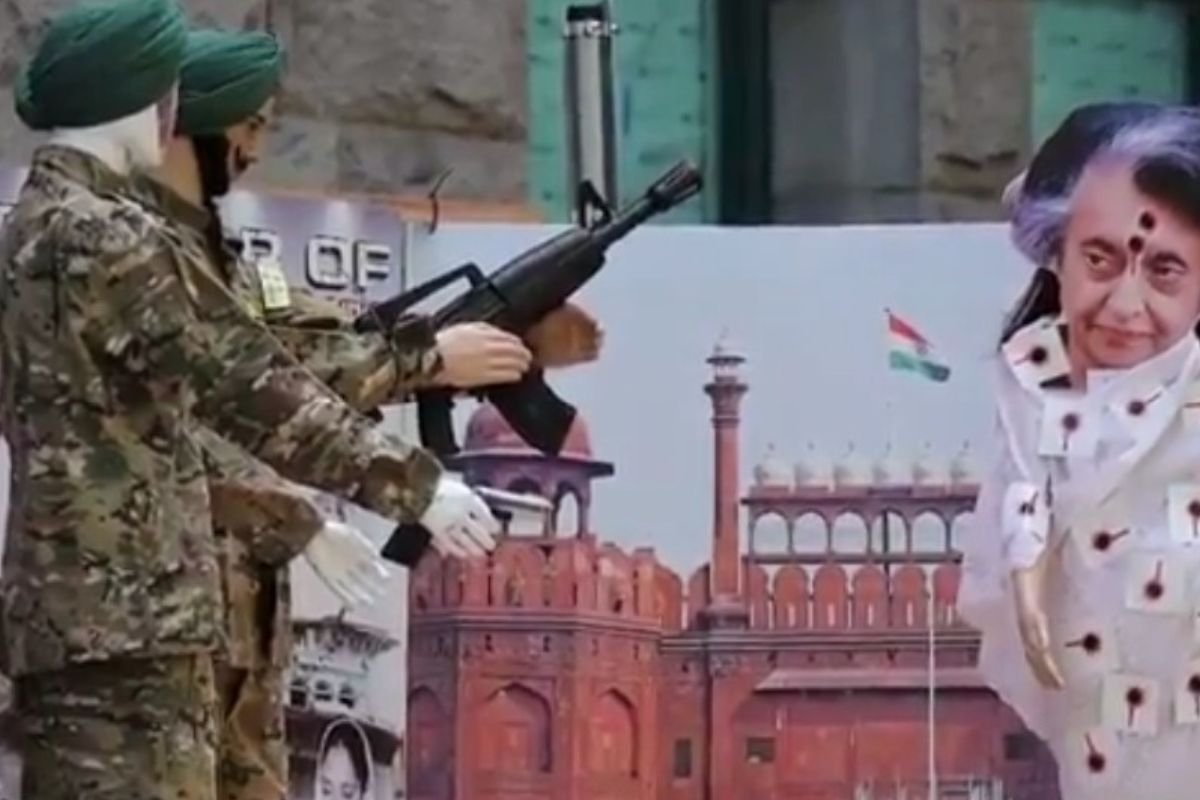 Float depicting Indira killing part of parade in Canada 2024